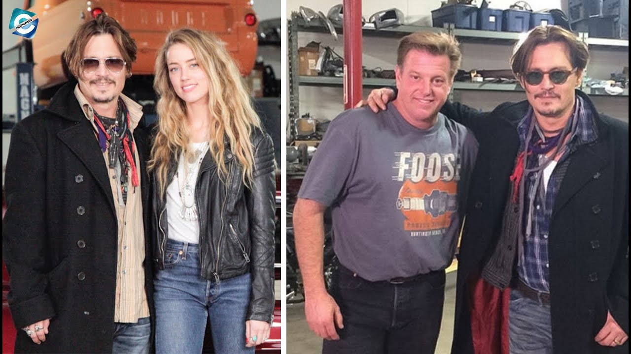 When did Johnny Depp & Amber Heard visit Chip Foose in OverHaulin'?