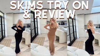 SKIMS TRY ON HAUL | SKIMS DRESS REVIEW & SIZING & STYLING, KIM KARDASHIAN SKIMS SHAPEWEAR screenshot 5