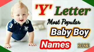 Baby Boy Names Staring With 'Y' Letter | Hindu Baby Boy Names | Unique Baby Boy Names With Meanings