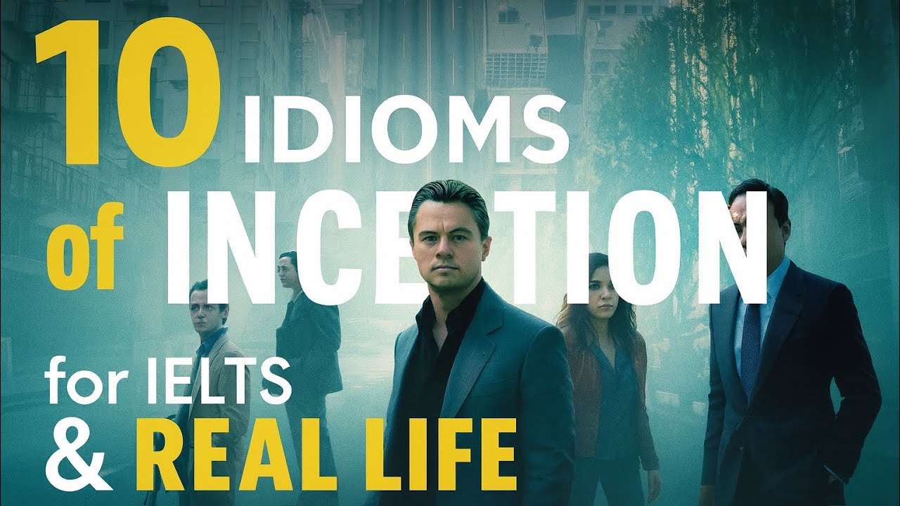 10 Must-Know English Idioms for IELTS | Learn with Movie Scenes | Inception
