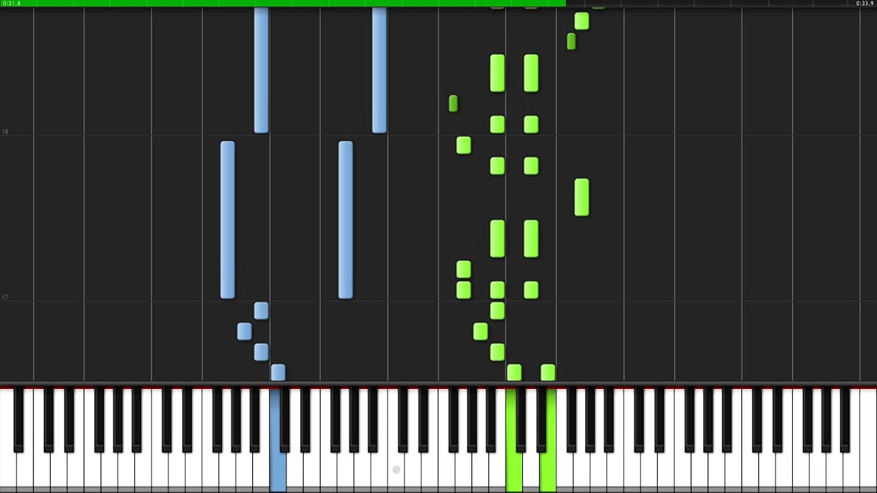 The Office Theme [Piano Tutorial] (Synthesia) - YouTube