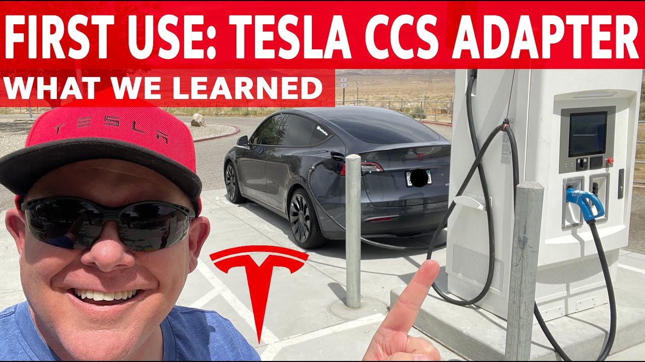 First Use: Tesla CCS Combo 1 Adapter - What We Learned Charging our Model Y  