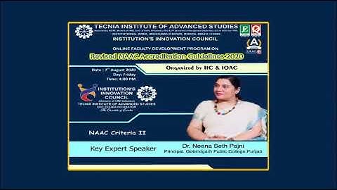 Part-1| Revised Assessment & Accreditation Framework of NAAC