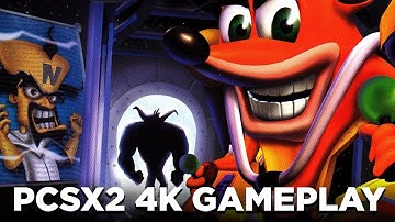 Crash Bandicoot The Wrath of Cortex 4K UHD GAMEPLAY PCSX2 PS2 EMULATOR
