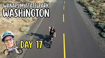 DAY 17 Ebike for Charity DAILY RV LIVING VLOG ♥ St. Jude Fundraiser! Wanapum State Park | Vantage WA