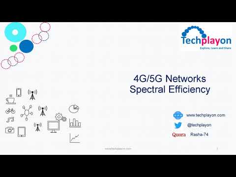 How to Calculate Spectral Efficiency for 5G networks ?