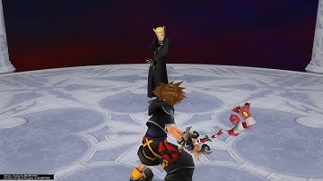 Kingdom Hearts II FM - Data Larxene with Restrictions No Damage Level 1 Critical Mode