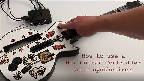 Keytar Hero (Using a Wii Guitar as a Synthesizer)