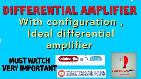 Differential amplifier op-amp || integrated circuit