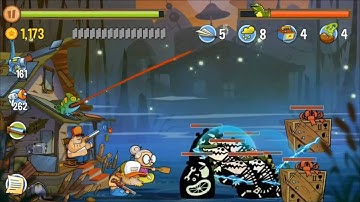Swamp Attack episode 8 level 13 Bear! Unlocking Bear
