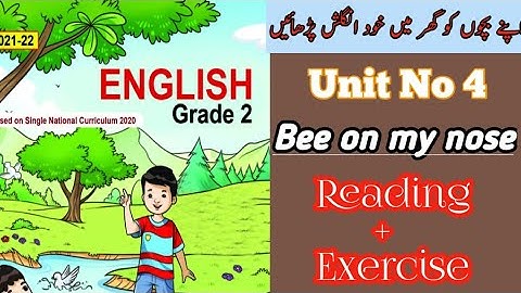 SNC ENGLISH GRADE 2 , LESSON 4, Ptb new Syllabus 2021 , Ptb Syllabus ,One nation One Curriculum