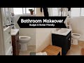 Renter Friendly Bathroom Makeover 2020 | Under $200