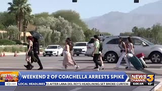 Arrest numbers spike during 'Coachella Weekend 2'