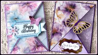 TWO Diagonal Crossover Card Tutorials - Beginner Easy - NO SPECIAL TOOLS