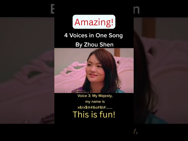 Zhou Shen's different voices! Amazing! This is fun! TikTok yifanlovedawn class=