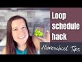 Loop jars  homeschool hack  schedule  organization tip for covering all the extras