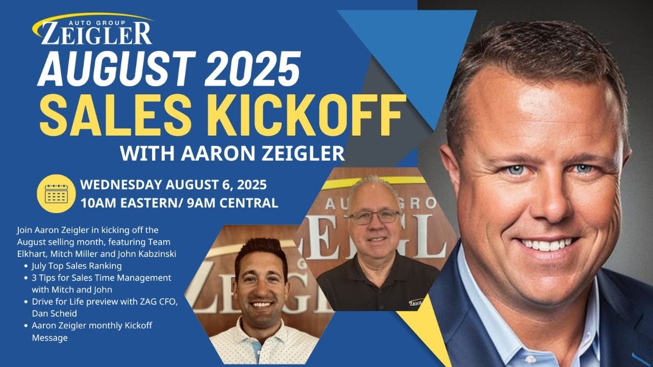 August Sales Kickoff with Aaron Zeigler
