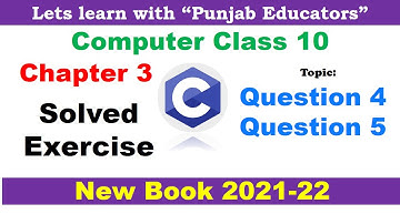 Chapter 3 Solved Exercise Find Errors & Output of Questions | Computer Science Class 10 New Book