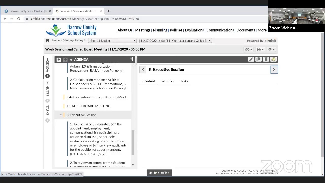 BCSS Board Meeting 11-17-2020 - YouTube