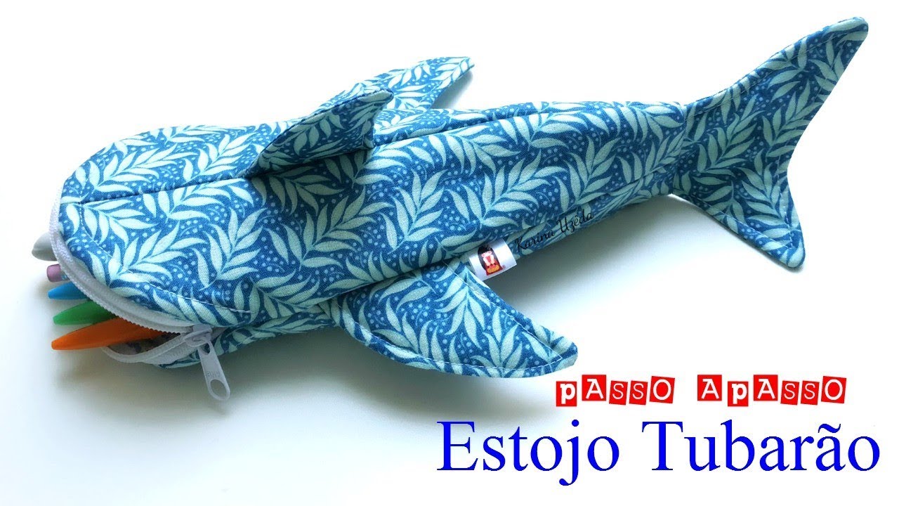 Estojo Tubarão  ✂️ Shark Pencil case