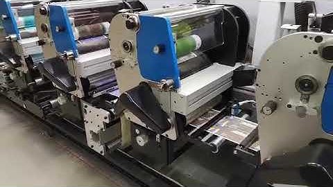 Gallus ECS 340, 9c, 2016, UV-FLEXO LABELPRESS
