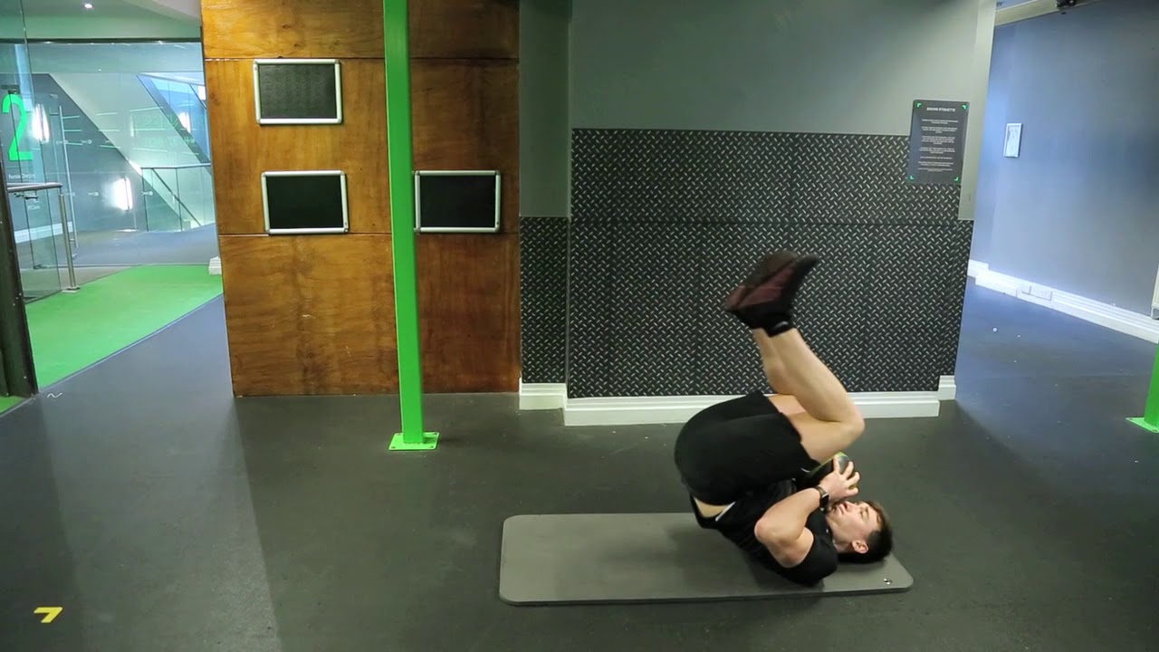 How To Do Medicine Ball Rock and Roll up Exercise Demo YouTube