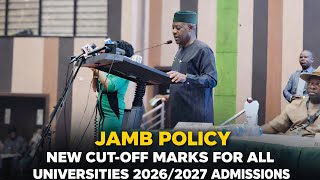 New JAMB Cut-Off Marks Just Dropped for 2026/2027