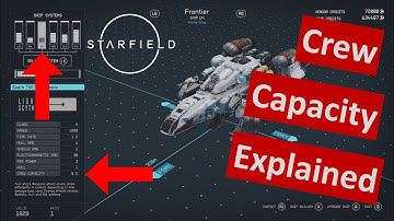 Starfield Spaceship Crew Breakdown; Crew Stations; Crew Capacity; Max Crew; Skills -- ShadowBadass