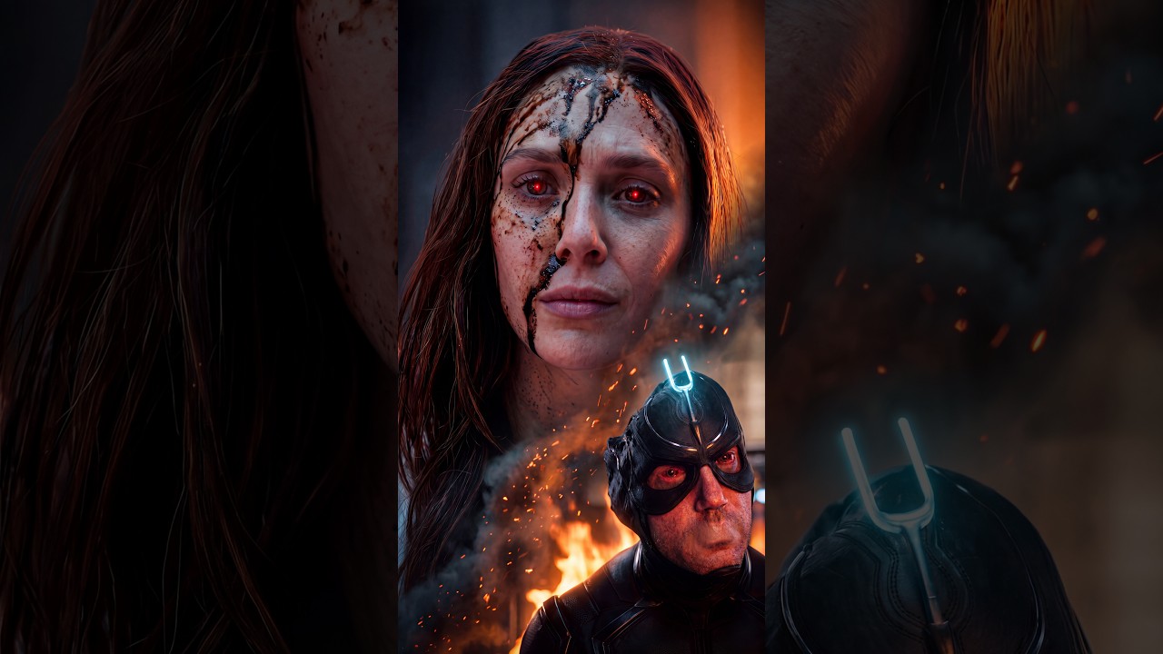 Scarlet Witch Easily Kills Black Bolt #mcu #wandamaximoff #avengers #scarletwitch #movie #short #yt