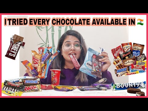 I TRIED EVERY CHOCOLATE AVAILABLE IN INDIA | Cadbury, bounty