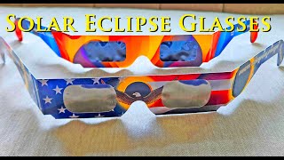 Compare ISO Solar Eclipse Glasses Made in China vs USA. Eclipser North American Eclipse Medical King by OneSimpleDad 329 views 1 month ago 2 minutes, 47 seconds