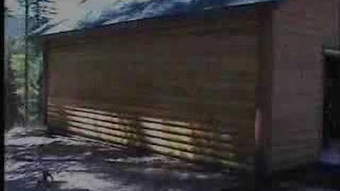 Log Home Maintenance - Staining Logs & Siding