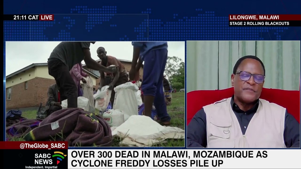 Pres. Chakwera calls for humanitarian help as Cyclone Freddy wrecks havoc, kills over 360 in Malawi