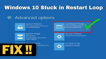 Windows 10 Stuck in Restart Loop – FIXED