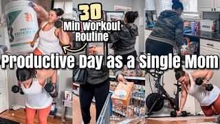 Productive Day in the Life as a Mom | 30 min Workout Routine, Grocery Shopping + More! by Boss Mom Hustle 3,449 views 1 month ago 21 minutes
