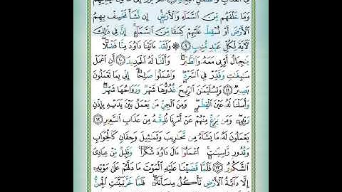 سورة سبأ الآيات 8-9 تلاوة الشيخ أيمن سويد #قليل_دائم_خير​