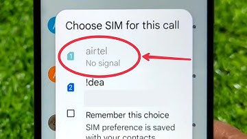 How To Fix No Signal Problem in Airtel SIM
