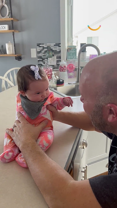 Making your granddaughter smile for the first time 🥹❤️ #shorts