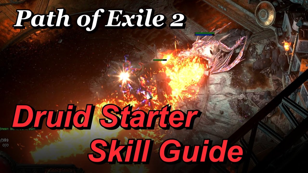 POE2 Druid Starter Best Early Skills Guide