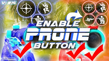 HOW TO ENABLE PRONE BUTTON IN CALL OF DUTY MOBILE