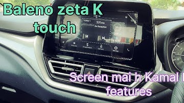 Maruti Baleno zeta touch screen new update||kamal ka music system hai