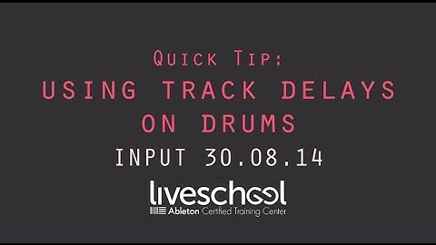 Quick Tip: Using Ableton Live