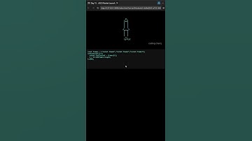 ASCII Rocket Launch Animation Using CSS & JavaScript 🚀