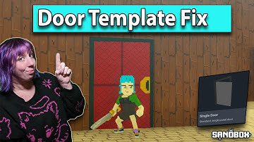 VoxEdit - Fix For Door Template | The Sandbox Game