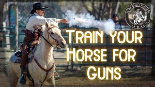 Bombproof you horse! Gun Training & Desensitization for horses.