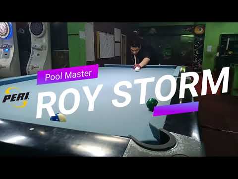 Extreme DANGER Pool Billiard Shot by ROY STORM with PERI Cue | Warning! Do Not TRY This At HOME