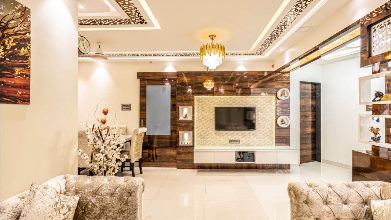 2 BHK flat interior design at FORTUNE SPRING KHARGHAR for Mr. Bhagwan ...