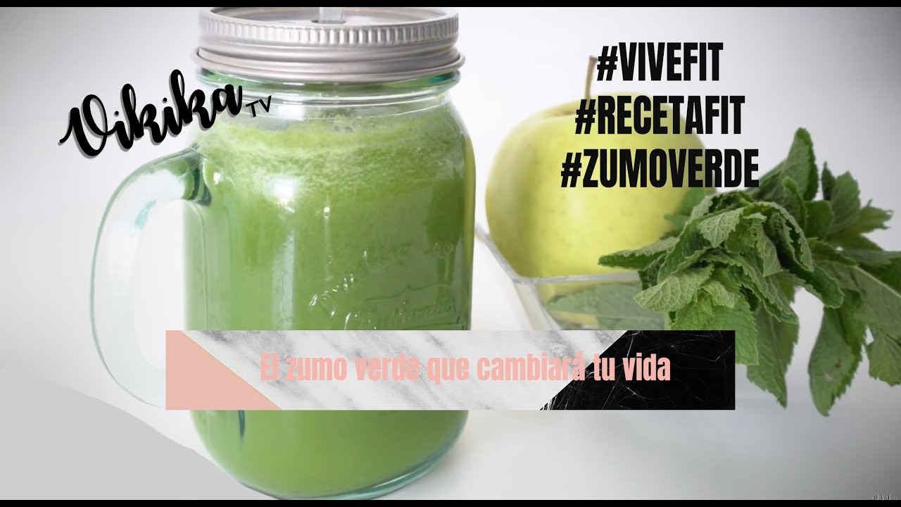 Verde jugo dieta del