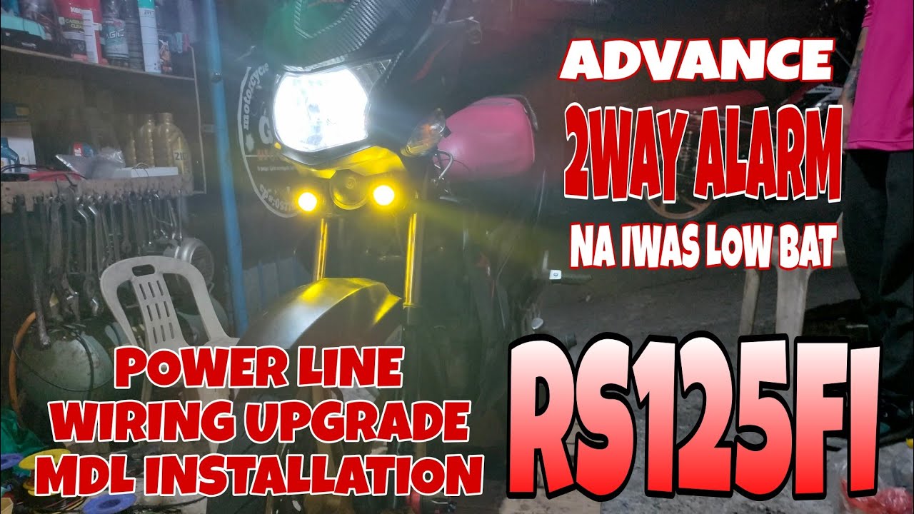 ADVANCE 2WAY ALARM FOR RS 125 f.i