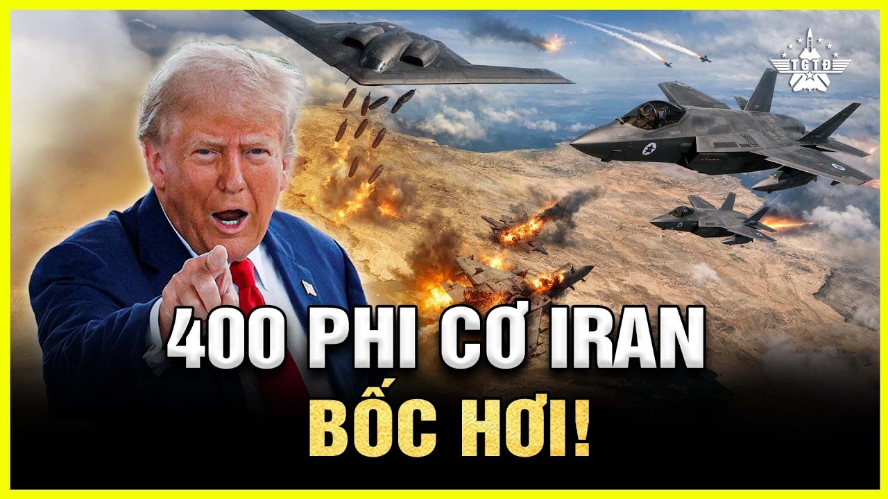 B-2, F-35 Phủ Đầu: Phi Đội Iran Bị Xóa Sổ - Mỹ, Israel Thống Trị Tuyệt Đối Trên Không